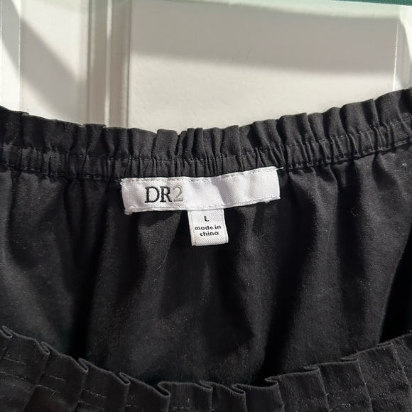 ❤️ DR2 Black Ruffled Tank Top - Picture 5 of 7